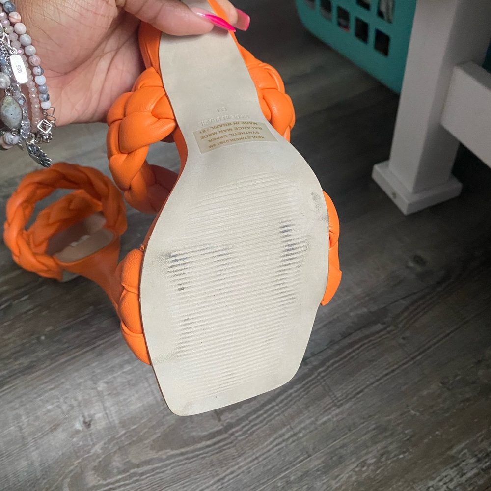 Orange Steve Madden Heels